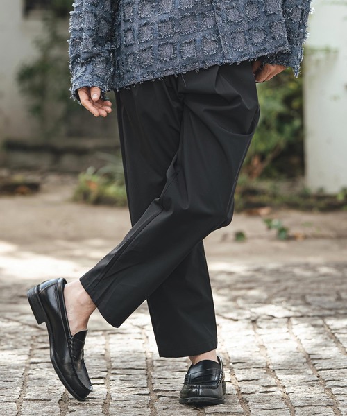 CAMBIO(カンビオ)の「mp14474- 2-layer Nylon Easy Pants イージーパンツ(S61726cmb)(その他パンツ・メンズ・ブラウン/ブラック・L/M/S)」の4枚目の写真