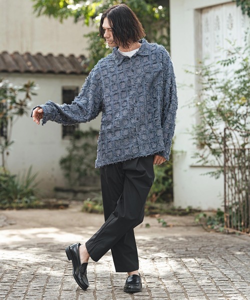 CAMBIO(カンビオ)の「mp14474- 2-layer Nylon Easy Pants イージーパンツ(S61726cmb)(その他パンツ・メンズ・ブラウン/ブラック・L/M/S)」の7枚目の写真