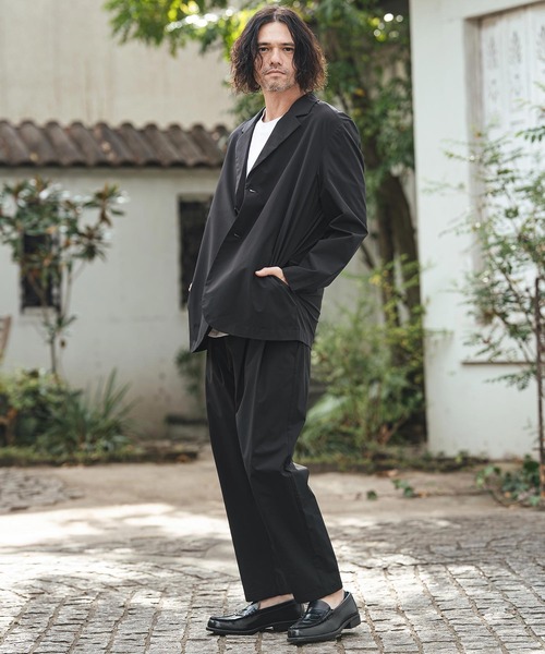 CAMBIO(カンビオ)の「mp14474- 2-layer Nylon Easy Pants イージーパンツ(S61726cmb)(その他パンツ・メンズ・ブラウン/ブラック・L/M/S)」の8枚目の写真