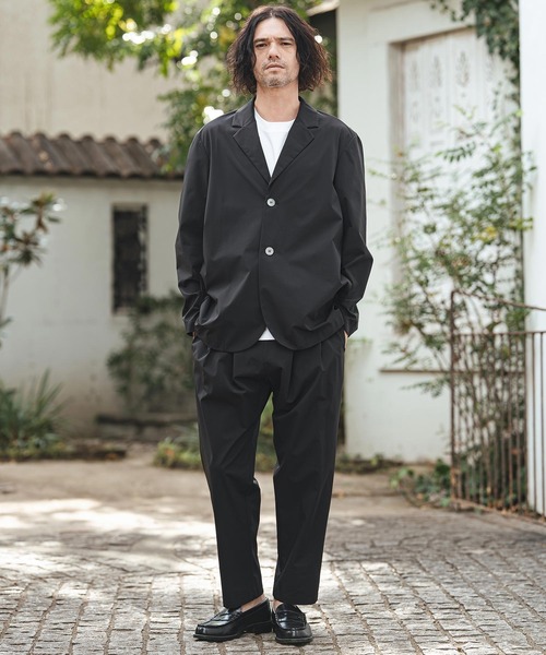 CAMBIO(カンビオ)の「mp14474- 2-layer Nylon Easy Pants イージーパンツ(S61726cmb)(その他パンツ・メンズ・ブラウン/ブラック・L/M/S)」の9枚目の写真