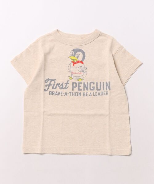 DENIM DUNGAREE(デニムダンガリー)の「PENNIE Tee(Tシャツ/カットソー・キッズ・オフホワイト/ホワイト・125/115/105)」の6枚目の写真