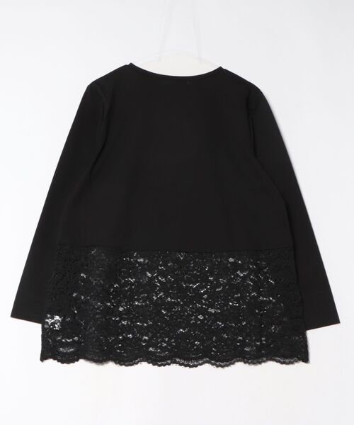 Doux archives（ドゥアルシーヴ）の「裾レースロンＴｅｅ（Tシャツ/カットソー・レディース・ブラック/オフホワイト・FREE）」の20枚目の写真