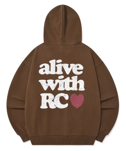 Retriever Club（レトリーバークラブ）の「ALIVE HOODIE [BROWN]（パーカー・レディース・その他・M/L/XL）」の6枚目の写真