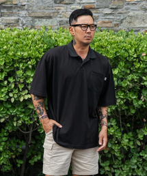 RUGGED HOUSE（ラギッドハウス）の「ケインズ オーバーサイズ 半袖PK-T ブラック（ポロシャツ）」