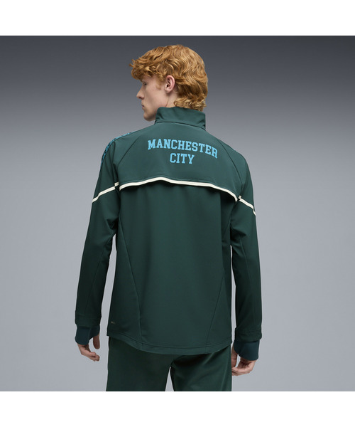 プーマ　PUMA マンチェスターシティ　トラックジャケット　アンセム　ロゴXL マンチェスターシティ プーマ キング アンセム ジャケット - ブラック