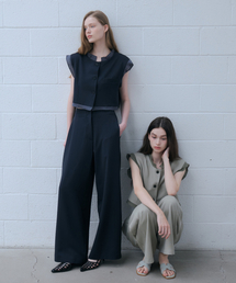 ODER（オディエール）の「レイヤリングリップポケットスラックス-ネイビー（スラックス）」