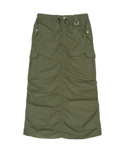 AMESWORLDWIDE（アメスワールドワイド）の「TWO POCKET CARGO SKIRT KHAKI (AM2ESFPA90A)（スカート・レディース・その他・FREE）」の3枚目の写真