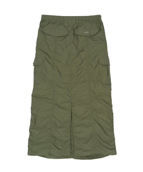 AMESWORLDWIDE（アメスワールドワイド）の「TWO POCKET CARGO SKIRT KHAKI (AM2ESFPA90A)（スカート・レディース・その他・FREE）」の4枚目の写真