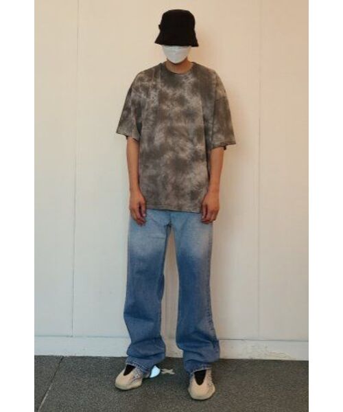 ATTENTIONROW（アテンションロー）の「グラデーションワイドデニムパンツ(ブルー)（デニムパンツ・メンズ・その他・2）」の9枚目の写真