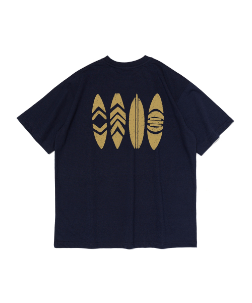 CARGOBROS(カーゴブロス)の「トラベルラインサーフ半袖Tシャツ(ネイビー)(Tシャツ/カットソー・メンズ・その他・S/M/L/2XL/XL)」の3枚目の写真
