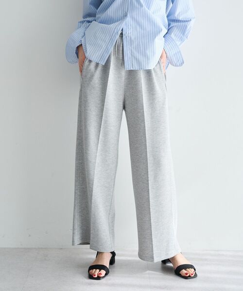 YECCA VECCA（イェッカヴェッカ）の「スウェットライクイージーパンツ（その他パンツ・レディース・グレー/ブラック・FREE）」の14枚目の写真