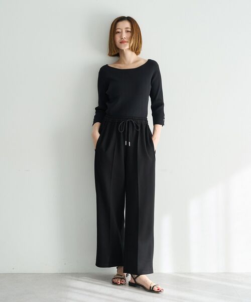 YECCA VECCA（イェッカヴェッカ）の「スウェットライクイージーパンツ（その他パンツ・レディース・グレー/ブラック・FREE）」の15枚目の写真