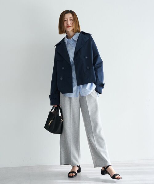 YECCA VECCA（イェッカヴェッカ）の「スウェットライクイージーパンツ（その他パンツ・レディース・グレー/ブラック・FREE）」の22枚目の写真