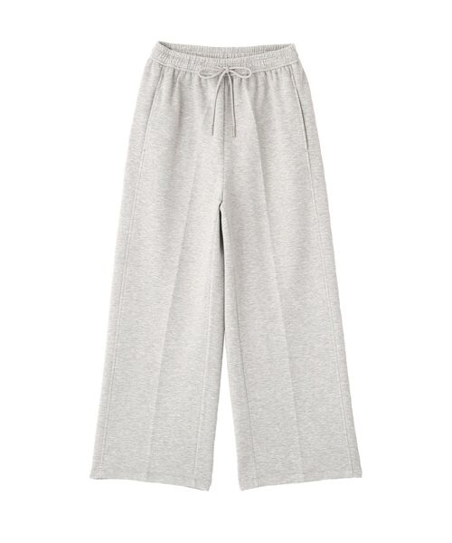 YECCA VECCA（イェッカヴェッカ）の「スウェットライクイージーパンツ（その他パンツ・レディース・グレー/ブラック・FREE）」の3枚目の写真