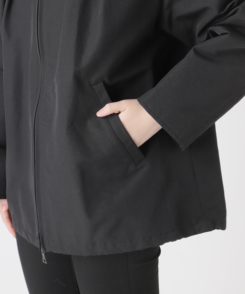 JOURNAL STANDARD（ジャーナルスタンダード）の「グログランノーカラーコクーンコート（ノーカラーコート・レディース・ライトグレー/ブラック・36/38）」の20枚目の写真