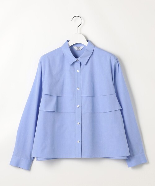 J.PRESS(ジェイプレス)の「【WEB限定カラーあり・一枚で着映え】COTTON TEX シャツ ブラウス(シャツ/ブラウス・レディース・ベージュ系1/ライトグレー系1/サックスブルー系/ピンク系/ブルー系1・T15/T13)」の16枚目の写真