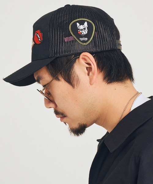 mko13372-Wappen mesh cap　(Wappen custom) キャップ(efsal-24-a)