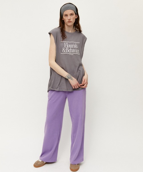 Auntie Rosa Holiday(アンティローザホリデー)の「オーバーサイズシアーノースリ(Tシャツ/カットソー・レディース・ブルー/グレー/ホワイト・FREE)」の12枚目の写真