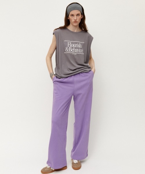 Auntie Rosa Holiday(アンティローザホリデー)の「オーバーサイズシアーノースリ(Tシャツ/カットソー・レディース・ブルー/グレー/ホワイト・FREE)」の10枚目の写真