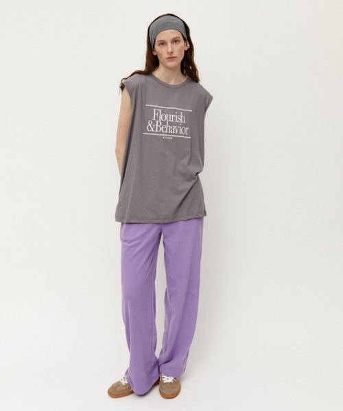 Auntie Rosa Holiday(アンティローザホリデー)の「オーバーサイズシアーノースリ(Tシャツ/カットソー・レディース・ブルー/グレー/ホワイト・FREE)」の11枚目の写真