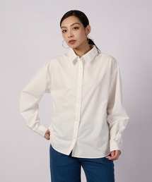 リラックス シック ブロード 長袖シャツ