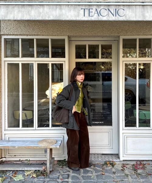 MONGDOL(モンドル)の「ダックダウンワックスコーティングワークパディングジャケットカーキMDJP023KHAKI(ダウンジャケット/コート・レディース・その他・F)」の5枚目の写真