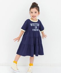 BREEZE（ブリーズ）の「【リンク】リンガー配色3柄ロゴワンピース（ワンピース）」