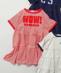 BREEZE（ブリーズ）の「【リンク】リンガー配色3柄ロゴワンピース（ワンピース）」