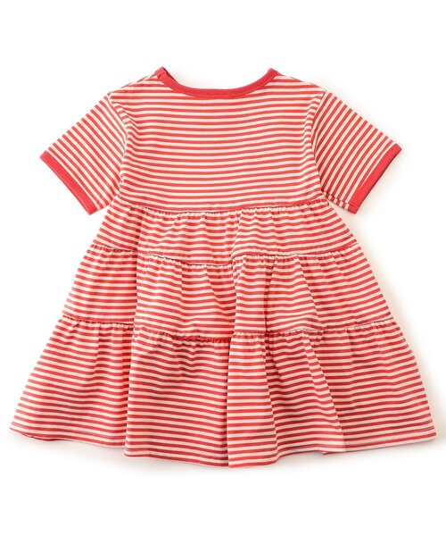 BREEZE（ブリーズ）の「【リンク】リンガー配色3柄ロゴワンピース（ワンピース・キッズ・アイボリー/ネイビー/レッド・100/90/80/140/130/120/110）」の16枚目の写真