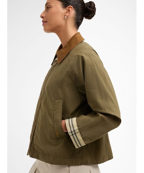 Barbour(バブアー)の「Catlin ノンワックス ジャケット(レディース)(ブルゾン・レディース・グリーン/ベージュ/グレー・10/8/6)」の17枚目の写真