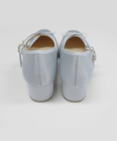 an another angelus（アンアナザーアンジェラス）の「クロスストラップサテンバレエパンプス/fint フィント（パンプス・レディース・ブルーグレー/ブラック・S/L/M）」の13枚目の写真