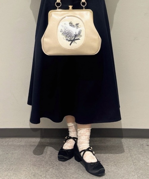 an another angelus(アンアナザーアンジェラス)の「クロスストラップサテンバレエパンプス/fint フィント(パンプス・レディース・ブルーグレー/ブラック・S/L/M)」の15枚目の写真