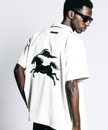 CRIMIE | TAILORED MUSTANG EMBROIDERY S/S SHIRT _ EASY CARE(シャツ/ブラウス)