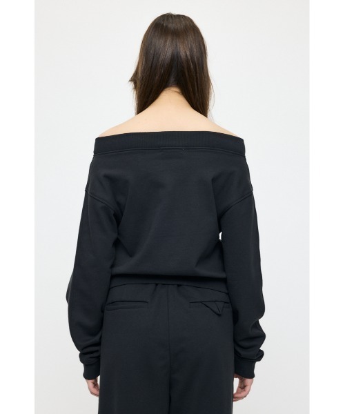 MOUSSY(マウジー)の「【26年SS新作】【セットアップ対応】OFF SHOULDER ZIP UP スウェット(スウェット・レディース・杢グレー/ベージュ/ライトブラック・FREE)」の10枚目の写真
