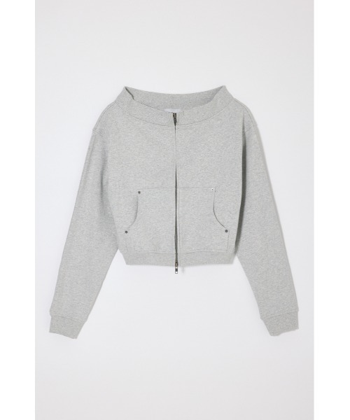 MOUSSY(マウジー)の「【26年SS新作】【セットアップ対応】OFF SHOULDER ZIP UP スウェット(スウェット・レディース・杢グレー/ベージュ/ライトブラック・FREE)」の17枚目の写真