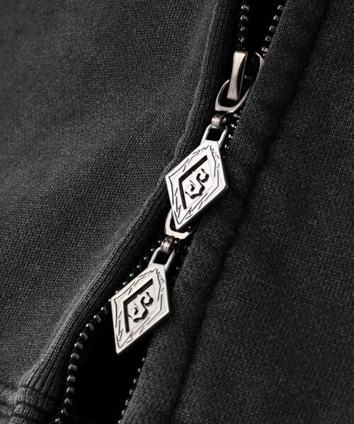 SUPPLIER（サプライヤー）の「SUPPLIER/サプライヤー/Multiple Cross Rhinestone Zip Hoodie（パーカー・メンズ・ブルー/ブラック・L/XL/M）」の12枚目の写真