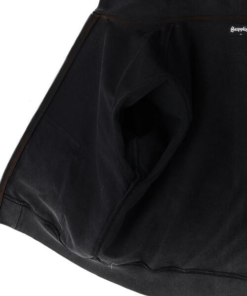 SUPPLIER（サプライヤー）の「SUPPLIER/サプライヤー/Multiple Cross Rhinestone Zip Hoodie（パーカー・メンズ・ブルー/ブラック・L/XL/M）」の13枚目の写真