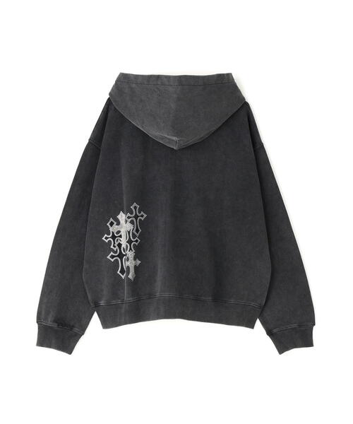 SUPPLIER（サプライヤー）の「SUPPLIER/サプライヤー/Multiple Cross Rhinestone Zip Hoodie（パーカー・メンズ・ブルー/ブラック・L/XL/M）」の18枚目の写真
