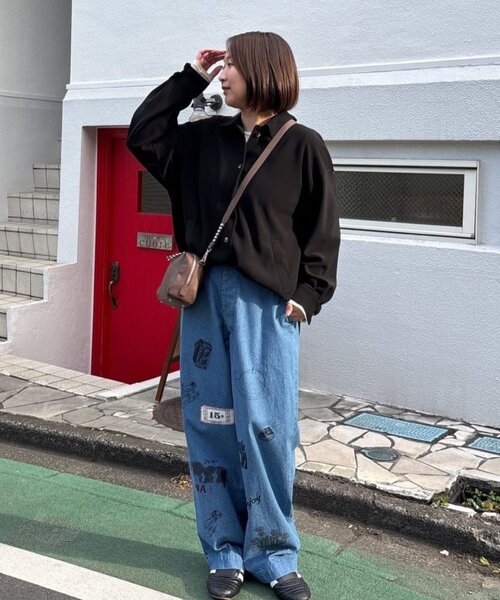 ear PAPILLONNER(イアパピヨネ)の「【ほし企画】スタッズポシェット/ショルダーバッグ(ショルダーバッグ・レディース・ブラック/ブラウン/グレー系その他・FREE)」の8枚目の写真