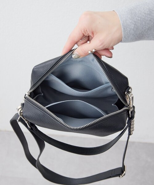 ear PAPILLONNER(イアパピヨネ)の「【ほし企画】スタッズポシェット/ショルダーバッグ(ショルダーバッグ・レディース・ブラック/ブラウン/グレー系その他・FREE)」の21枚目の写真