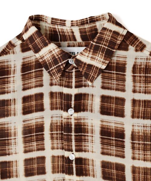 WHITELAND（ホワイトランド）の「WHITELAND/ホワイトランド/CHIFFON SHIRTS（シャツ/ブラウス・レディース・ブラウン/ブラック・F）」の10枚目の写真