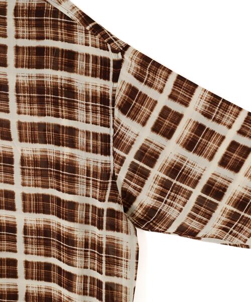 WHITELAND（ホワイトランド）の「WHITELAND/ホワイトランド/CHIFFON SHIRTS（シャツ/ブラウス・レディース・ブラウン/ブラック・F）」の9枚目の写真