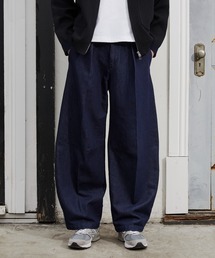 PUBLIC TOKYO | PUBLIC DENIM エバークリースカーブデニム　/日本製/岡山デニム/ワイドパンツ/バレル/ルーズ(デニムパンツ)