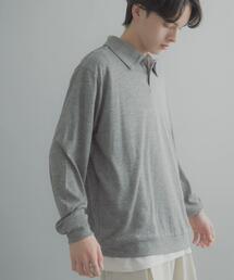 SENSE OF PLACE by URBAN RESEARCH | シアーロングスリーブポロシャツ(ポロシャツ)
