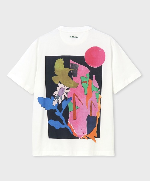 Paul Smith(ポールスミス)の「"River Collage" 半袖Tシャツ / 163520 919T(Tシャツ/カットソー・メンズ・ホワイト・X-LARGE/LARGE/MEDIUM)」の1枚目の写真