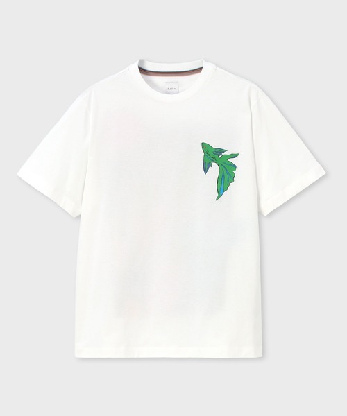 Paul Smith(ポールスミス)の「"River Collage" 半袖Tシャツ / 163520 919T(Tシャツ/カットソー・メンズ・ホワイト・X-LARGE/LARGE/MEDIUM)」の3枚目の写真
