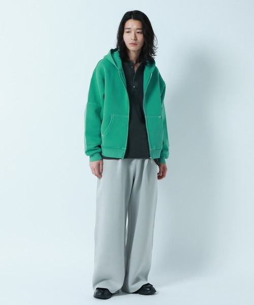 RAGEBLUE（レイジブルー）の「PIGMENT DYE CARDBOARD FABRIC EASY SWEAT PANTS / ピグメント加工ダンボールイージースウェットパンツ（その他パンツ・メンズ・グレー系その他/その他19・LARGE/MEDIUM）」の8枚目の写真