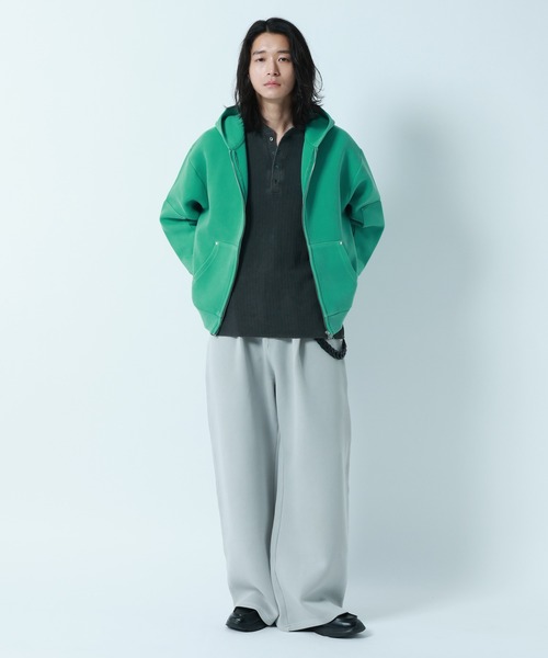 RAGEBLUE（レイジブルー）の「PIGMENT DYE CARDBOARD FABRIC EASY SWEAT PANTS / ピグメント加工ダンボールイージースウェットパンツ（その他パンツ・メンズ・グレー系その他/その他19・LARGE/MEDIUM）」の10枚目の写真