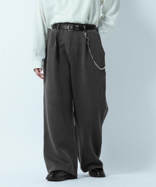 RAGEBLUE（レイジブルー）の「PIGMENT DYE CARDBOARD FABRIC EASY SWEAT PANTS / ピグメント加工ダンボールイージースウェットパンツ（その他パンツ・メンズ・グレー系その他/その他19・LARGE/MEDIUM）」の15枚目の写真