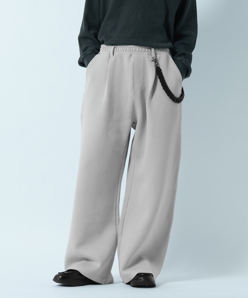 RAGEBLUE（レイジブルー）の「PIGMENT DYE CARDBOARD FABRIC EASY SWEAT PANTS / ピグメント加工ダンボールイージースウェットパンツ（その他パンツ・メンズ・グレー系その他/その他19・LARGE/MEDIUM）」の4枚目の写真